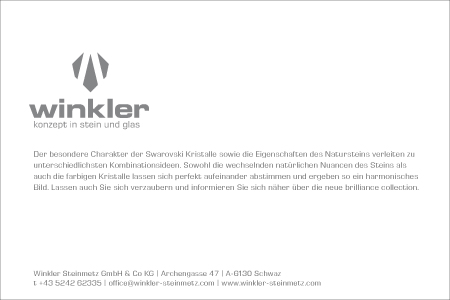 Winkler Steinmetz GmbH 
 Imagebroschüre
 
 
